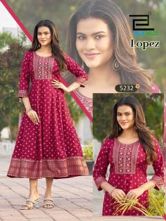 Blue hills lopez anarkali gown kurtis wholesale